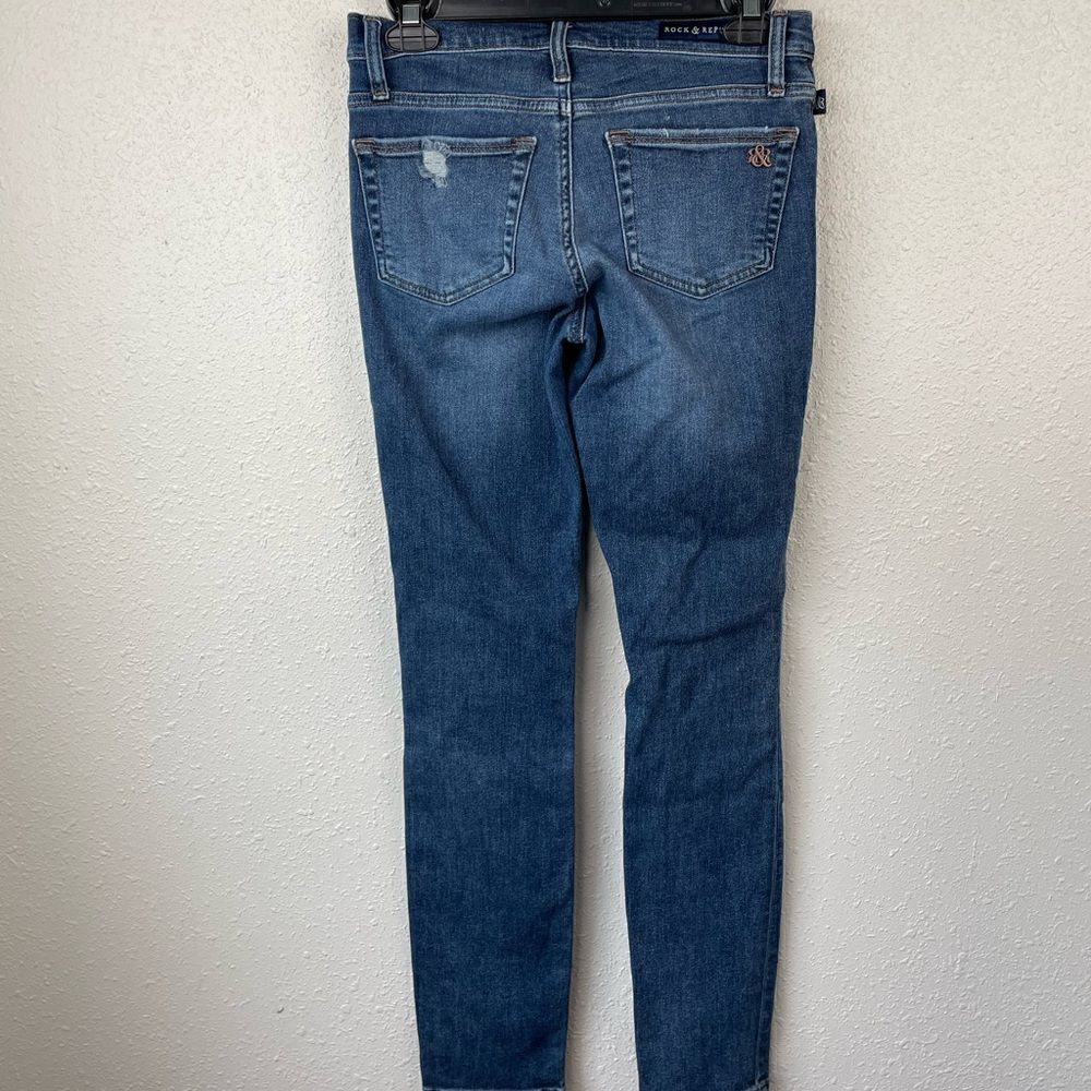 Rock & Republic Fox Stretch Skinny Jeans Size 4R EUC - Picture 3 of 6